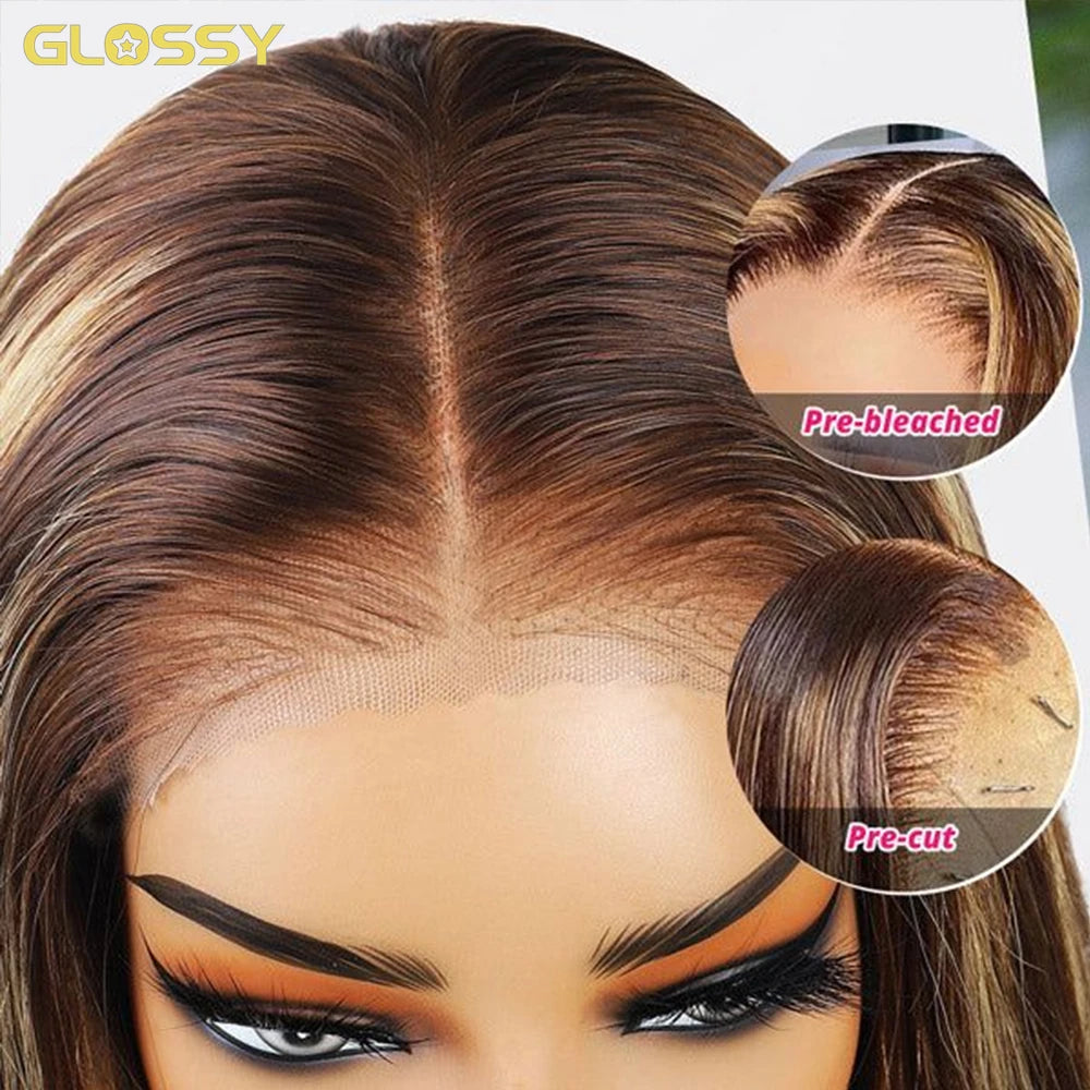 Throw & Go! Straight Honey Blonde Glueless HD Lace Wig